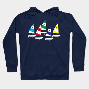 Dyer Dhow Sailboats Racing Hoodie